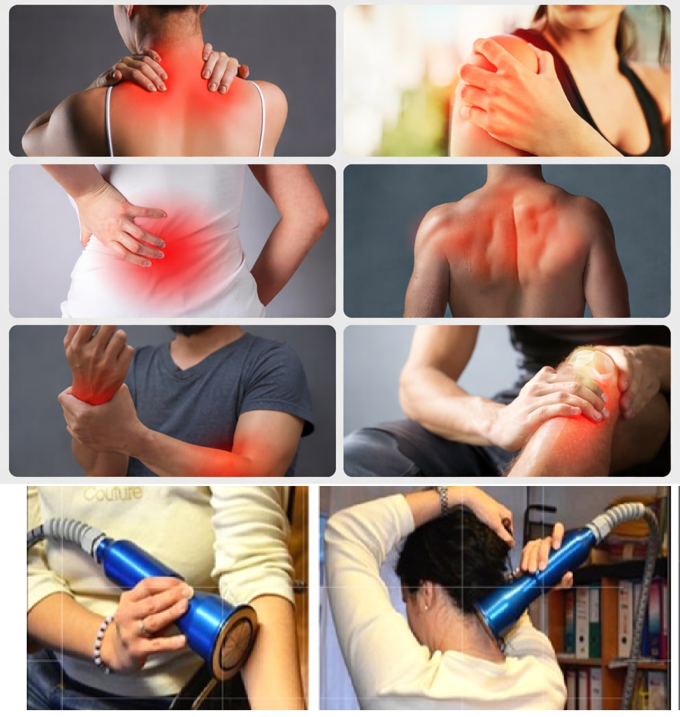 Human ultrasonic massage therapy